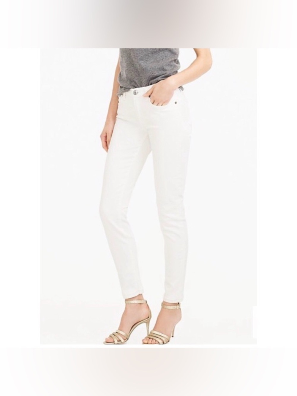 J Crew Tall 8” High-rise Toothpick Jean - size 28T. B14